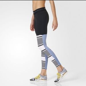 Stella McCartney Adidas yoga or running pants. EUC size small. Black with white